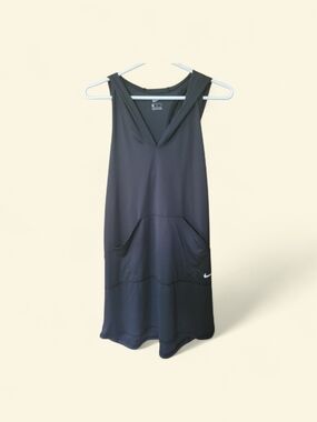Nike Black Hooded Swim Cover-Up Dress